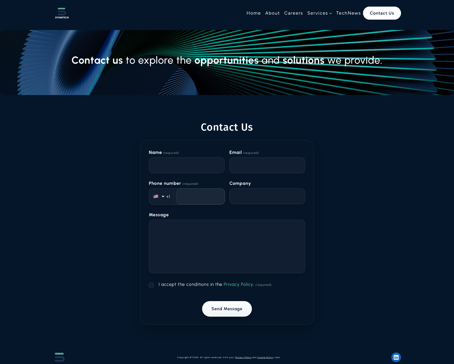 Contact page
